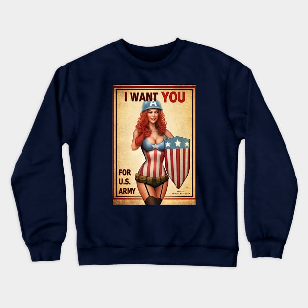 I Want You Crewneck Sweatshirt by nszerdy